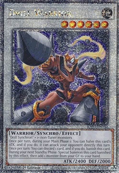 Drill Warrior (V.2 - Quarter Century Secret Rare)