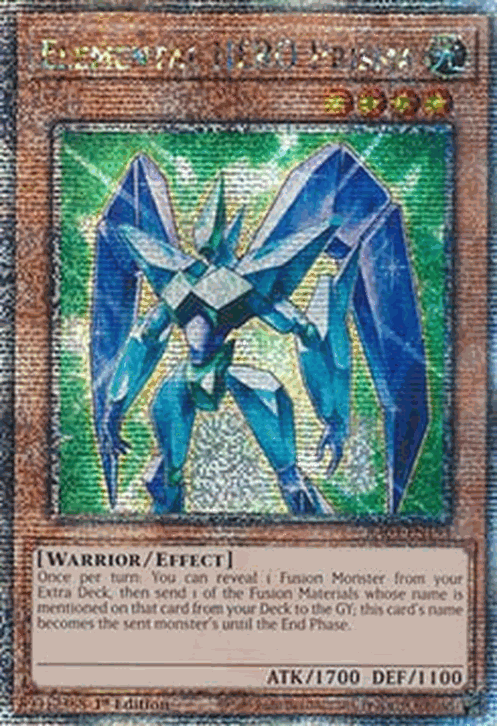 Elemental HERO Prisma (V.2 - Quarter Century Secret Rare)