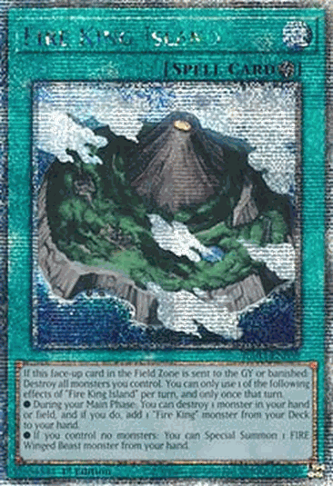 Fire King Island (V.5 - Quarter Century Secret Rare)