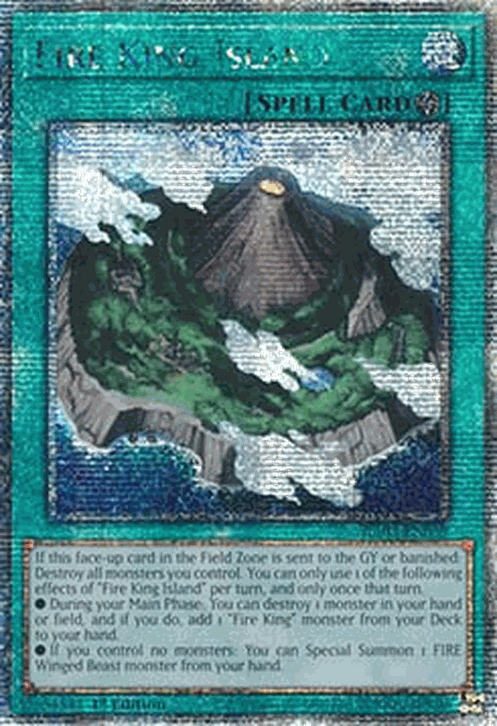 Fire King Island (V.5 - Quarter Century Secret Rare)