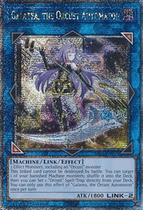 Galatea, the Orcust Automaton (V.5 - Quarter Century Secret Rare)