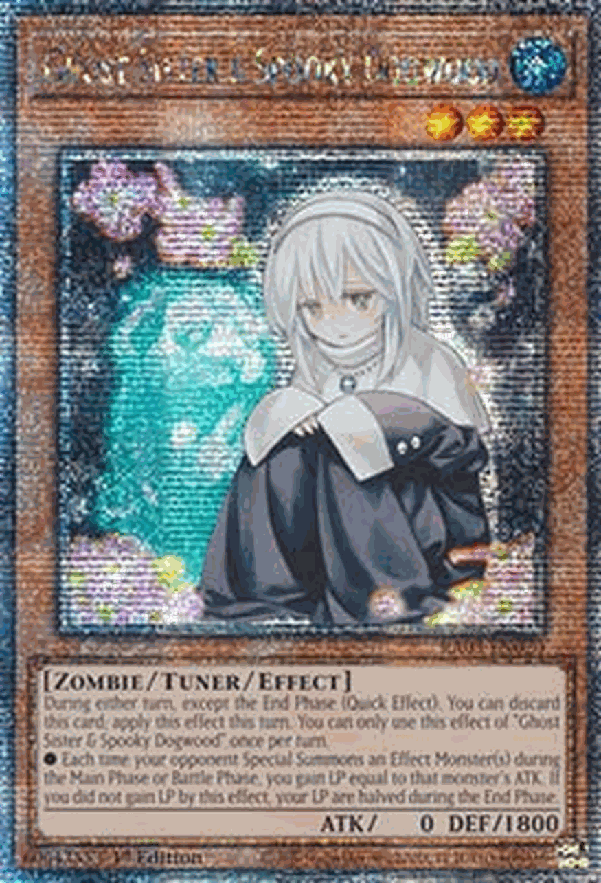 Ghost Sister & Spooky Dogwood (V.5 - Quarter Century Secret Rare)