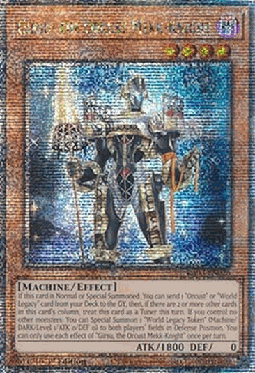 Girsu, the Orcust Mekk-Knight (V.5 - Quarter Century Secret Rare)