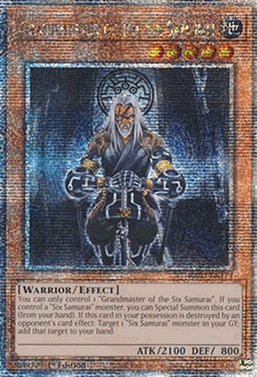 Grandmaster of the Six Samurai (V.2 - Quarter Century Secret Rare)