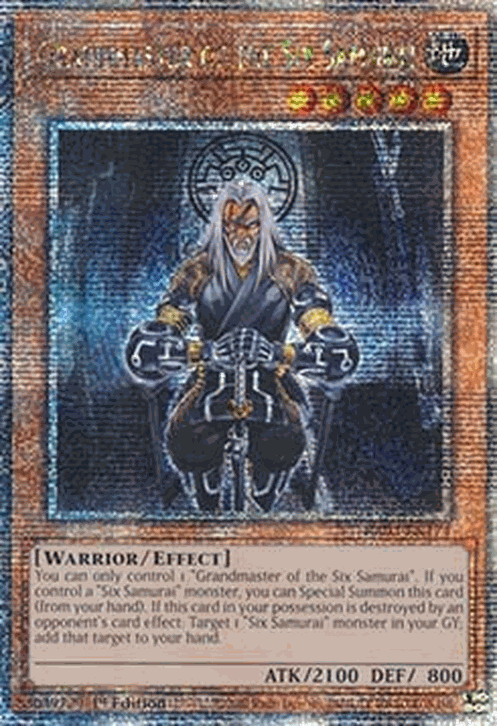 Grandmaster of the Six Samurai (V.2 - Quarter Century Secret Rare)