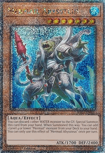 Mermail Abyssteus (V.5 - Quarter Century Secret Rare)