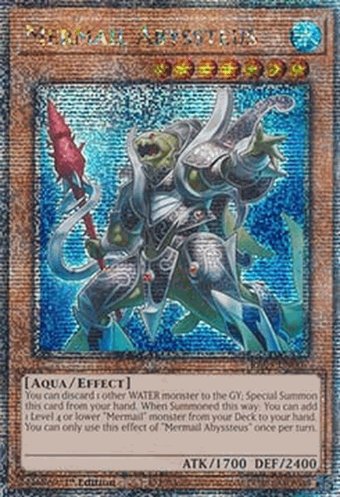 Mermail Abyssteus (V.5 - Quarter Century Secret Rare)