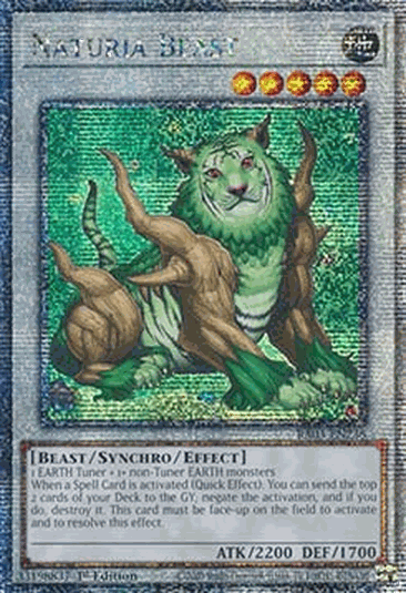 Naturia Beast (V.2 - Quarter Century Secret Rare)
