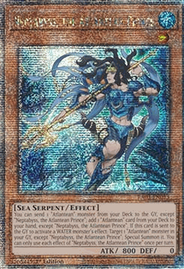 Neptabyss, the Atlantean Prince (V.5 - Quarter Century Secret Rare)
