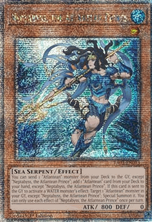 Neptabyss, the Atlantean Prince (V.5 - Quarter Century Secret Rare)