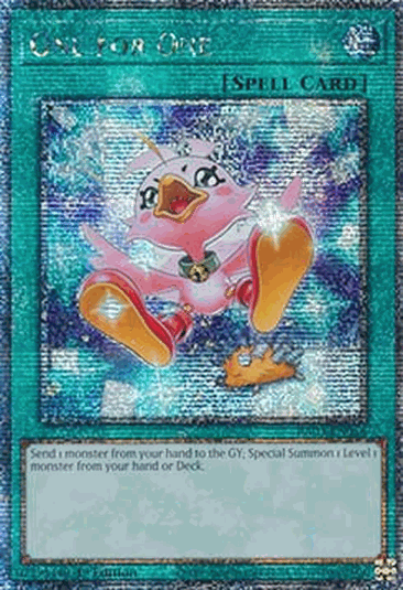 One for One (V.10 - Quarter Century Secret Rare)