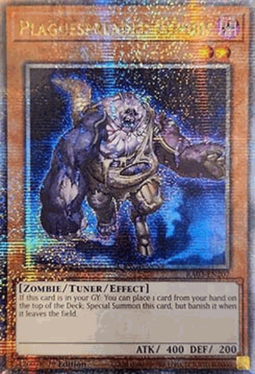 Plaguespreader Zombie (V.2 - Quarter Century Secret Rare)