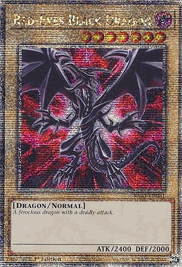 Red-Eyes Black Dragon (V.2 - Quarter Century Secret Rare)