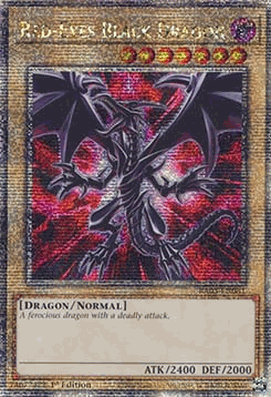 Red-Eyes Black Dragon (V.2 - Quarter Century Secret Rare)