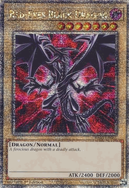 Red-Eyes Black Dragon (V.2 - Quarter Century Secret Rare)