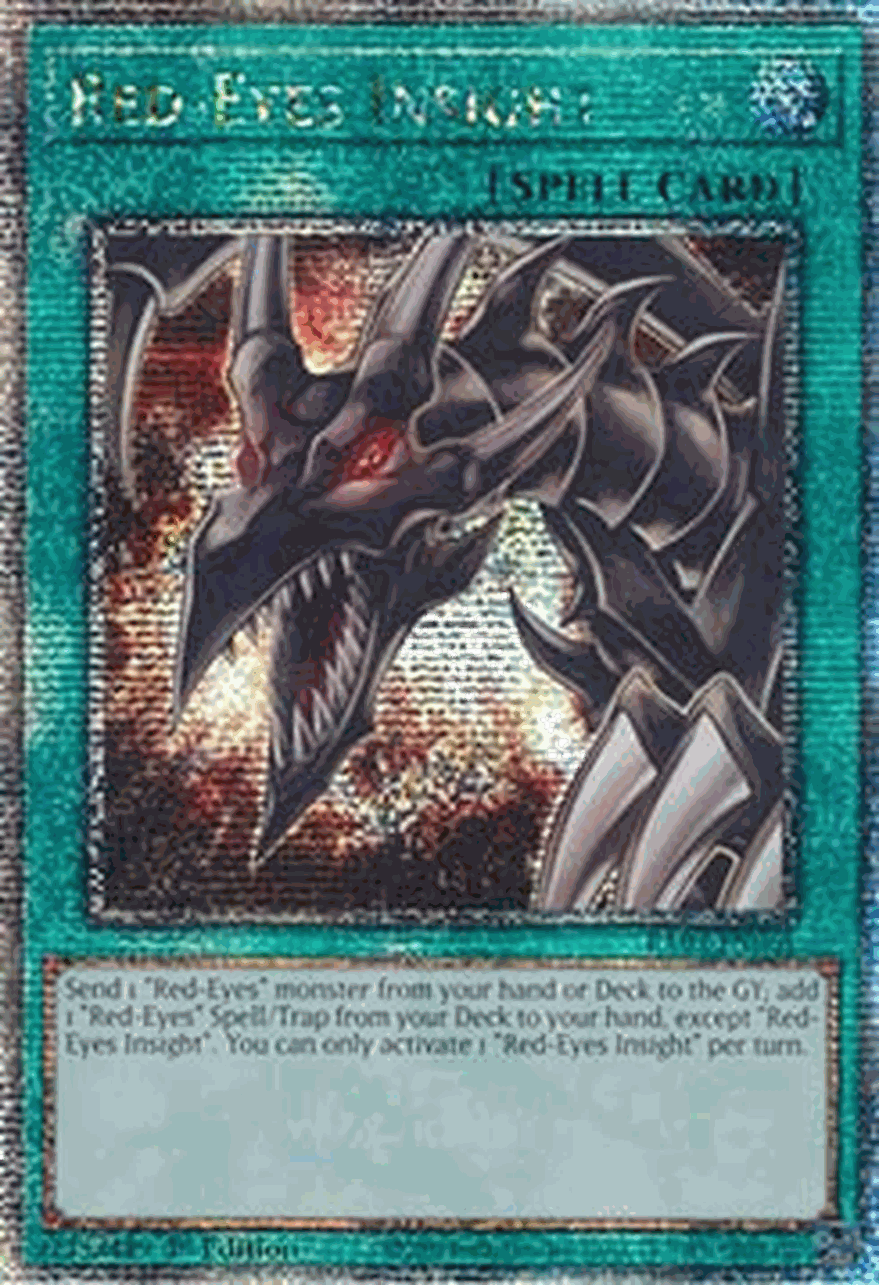 Red-Eyes Insight (V.5 - Quarter Century Secret Rare)