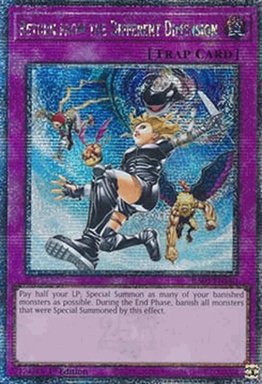 Return from the Different Dimension (V.2 - Quarter Century Secret Rare)