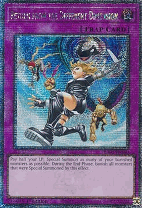 Return from the Different Dimension (V.2 - Quarter Century Secret Rare)