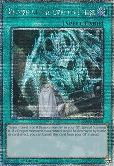 Return of the Dragon Lords (V.5 - Quarter Century Secret Rare)