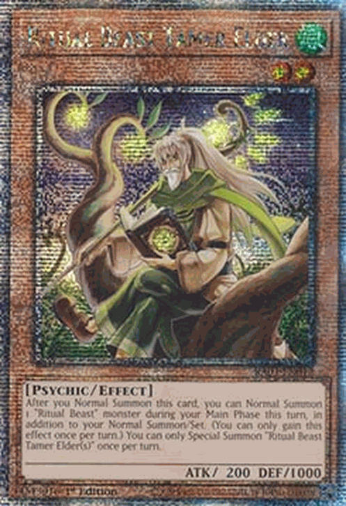 Ritual Beast Tamer Elder (V.5 - Quarter Century Secret Rare)