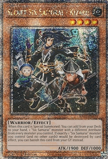 Secret Six Samurai - Kizaru (V.5 - Quarter Century Secret Rare)