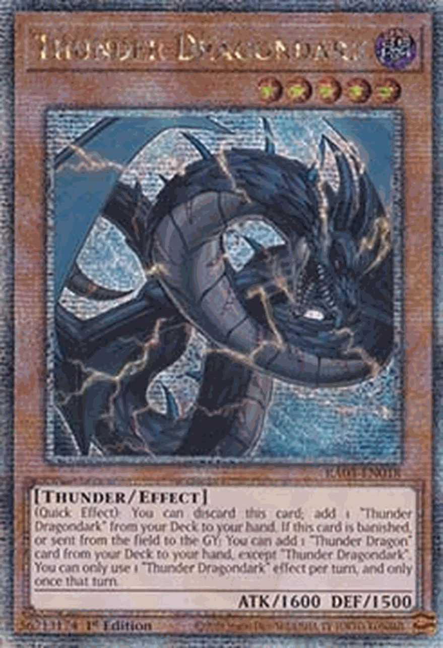 Thunder Dragondark (V.5 - Quarter Century Secret Rare)