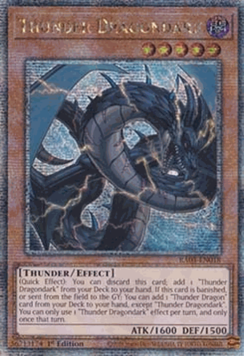 Thunder Dragondark (V.5 - Quarter Century Secret Rare)