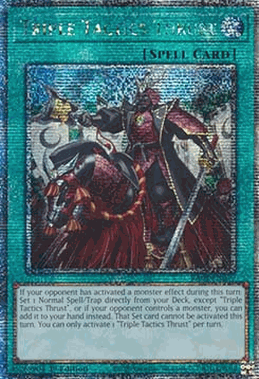 Triple Tactics Thrust (V.5 - Quarter Century Secret Rare)