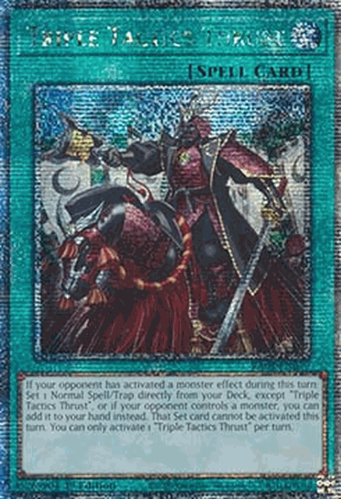 Triple Tactics Thrust (V.5 - Quarter Century Secret Rare)