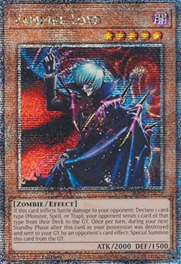 Vampire Lord (V.2 - Quarter Century Secret Rare)