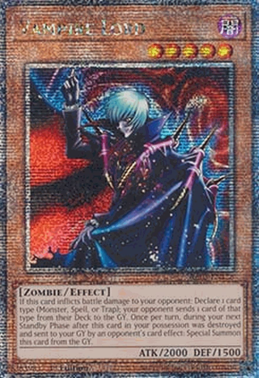 Vampire Lord (V.2 - Quarter Century Secret Rare)