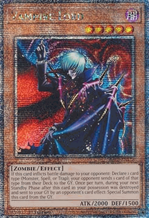 Vampire Lord (V.2 - Quarter Century Secret Rare)