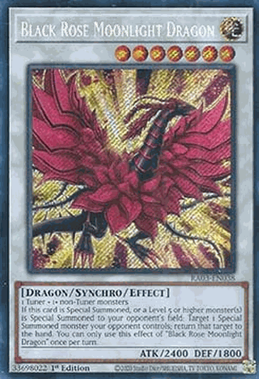 Black Rose Moonlight Dragon (V.3 - Secret Rare)