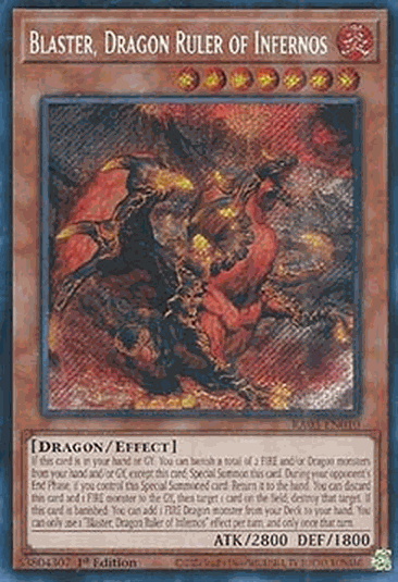 Blaster, Dragon Ruler of Infernos (V.3 - Secret Rare)