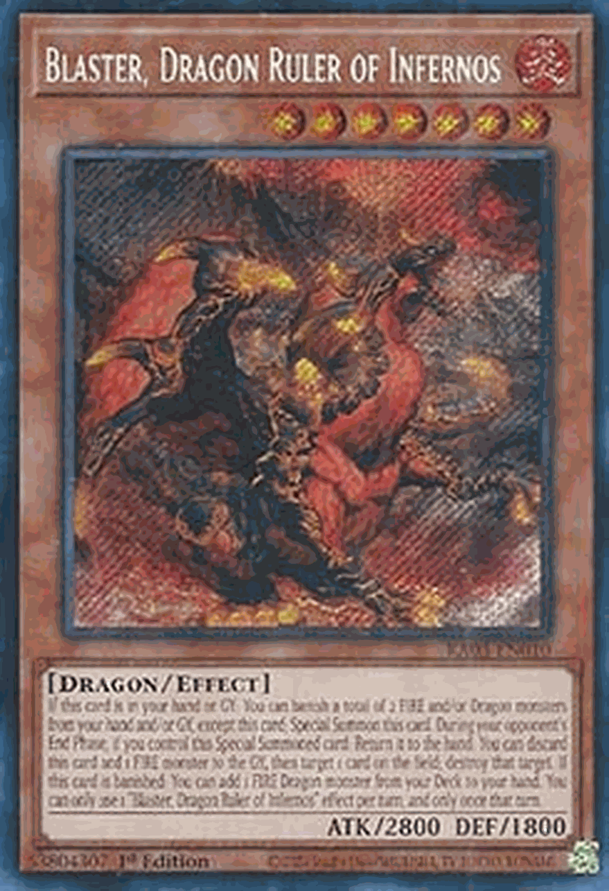 Blaster, Dragon Ruler of Infernos (V.3 - Secret Rare)