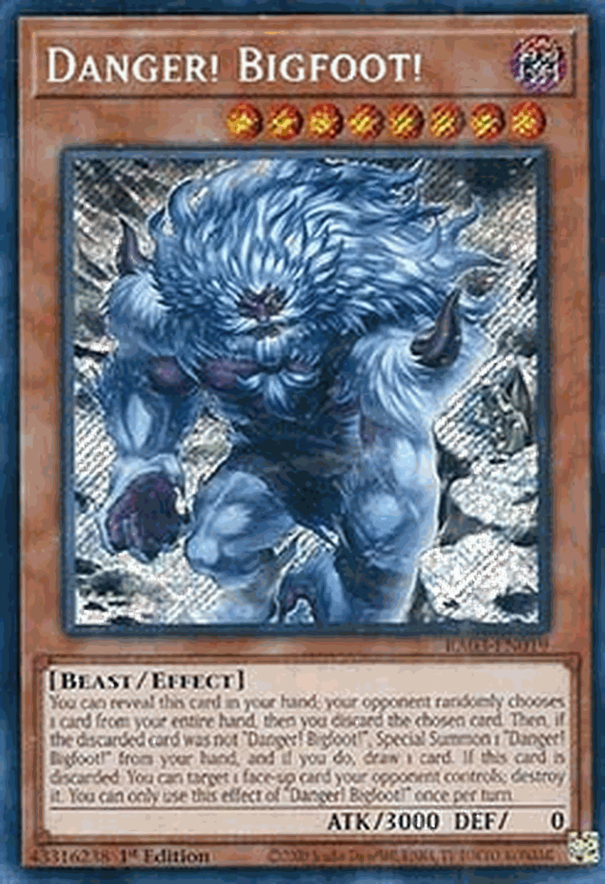 Danger! Bigfoot! (V.6 - Secret Rare)
