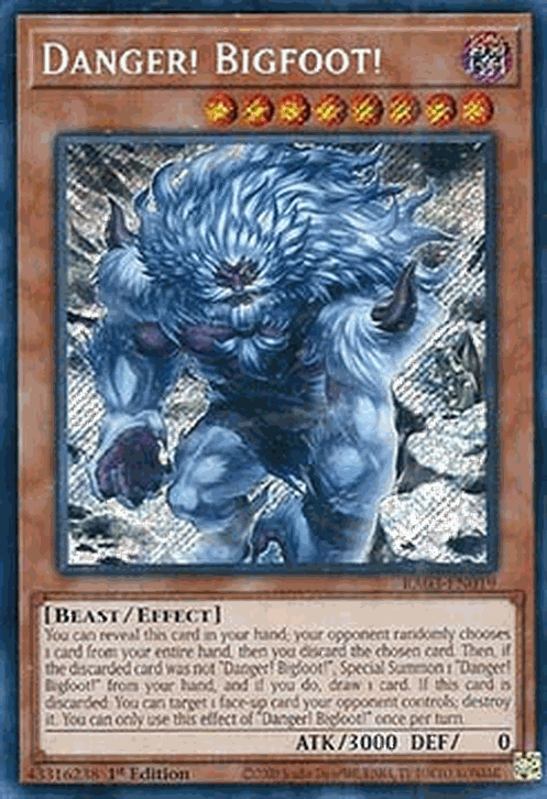 Danger! Bigfoot! (V.6 - Secret Rare)