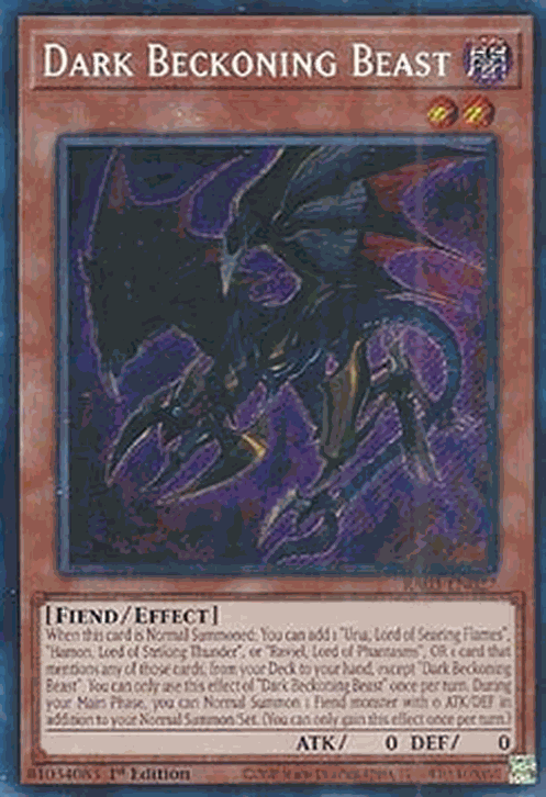 Dark Beckoning Beast (V.3 - Secret Rare)