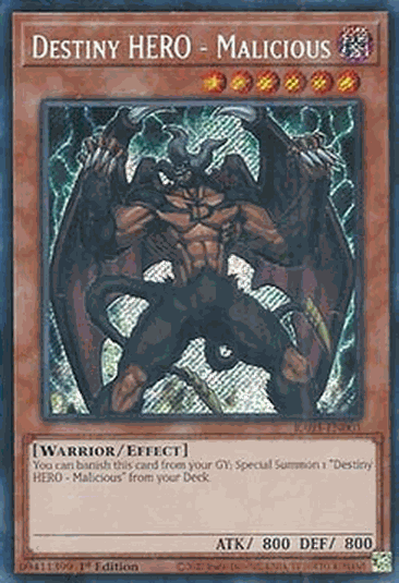 Destiny HERO - Malicious (V.3 - Secret Rare)