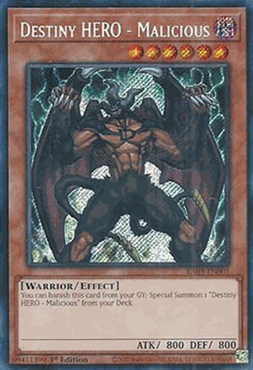 Destiny HERO - Malicious (V.3 - Secret Rare)