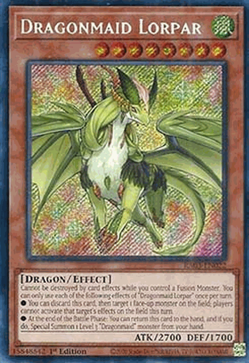 Dragonmaid Lorpar (V.3 - Secret Rare)