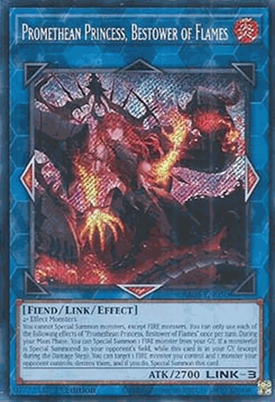 Promethean Princess, Bestower of Flames (V.3 - Secret Rare)