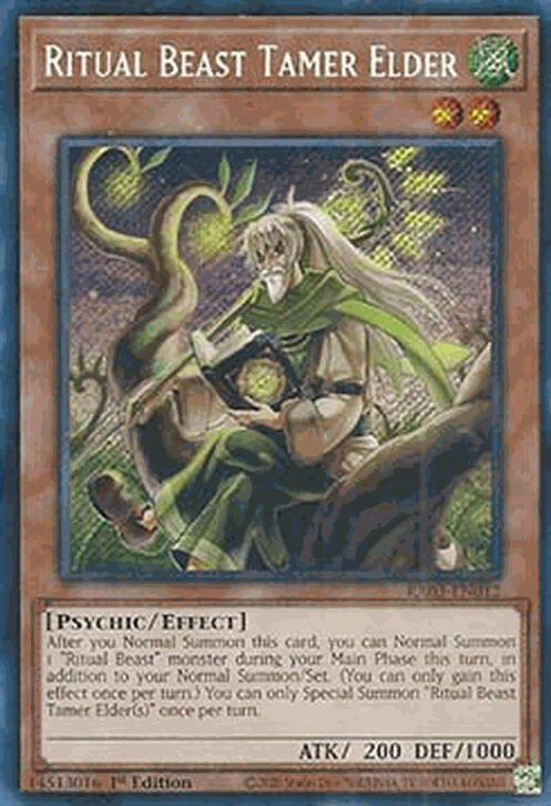 Ritual Beast Tamer Elder (V.3 - Secret Rare)