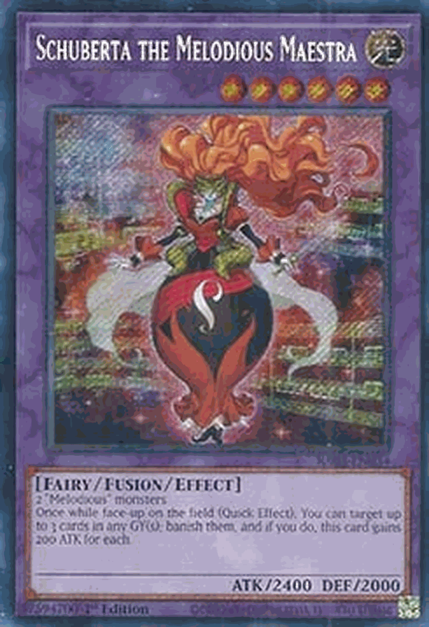 Schuberta the Melodious Maestra (V.3 - Secret Rare)
