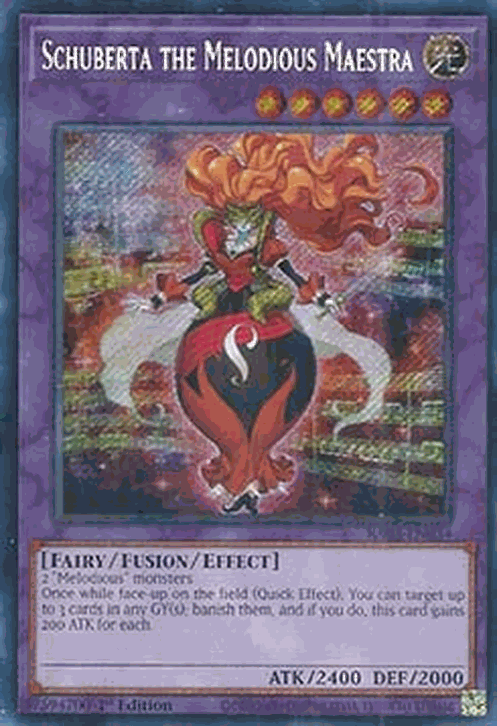 Schuberta the Melodious Maestra (V.3 - Secret Rare)