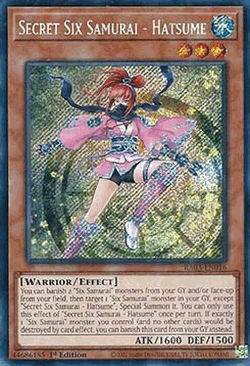 Secret Six Samurai - Hatsume (V.3 - Secret Rare)