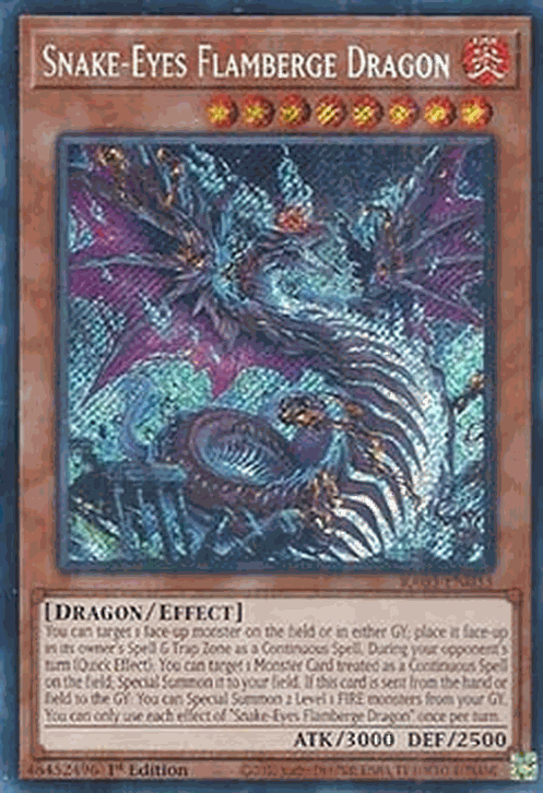 Snake-Eyes Flamberge Dragon (V.3 - Secret Rare)