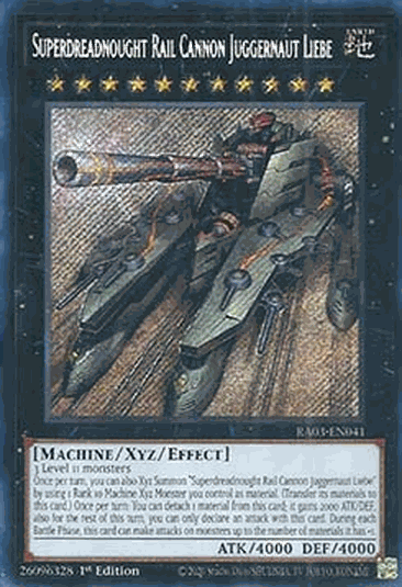 Superdreadnought Rail Cannon Juggernaut Liebe (V.3 - Secret Rare)