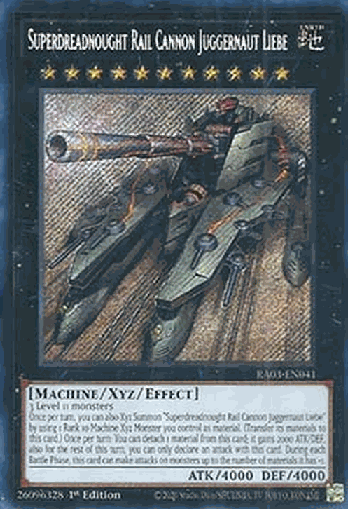 Superdreadnought Rail Cannon Juggernaut Liebe (V.3 - Secret Rare)