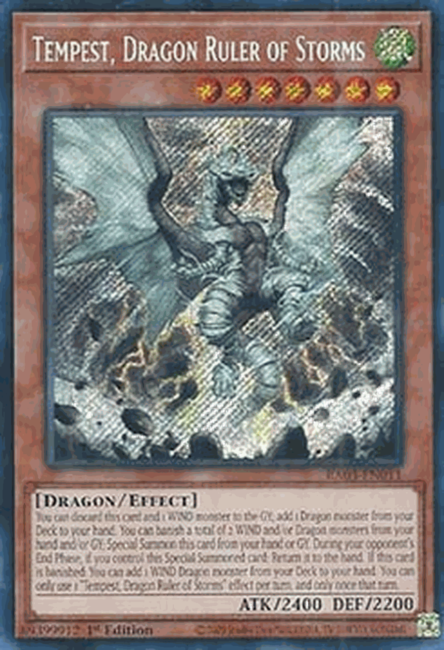 Tempest, Dragon Ruler of Storms (V.3 - Secret Rare)